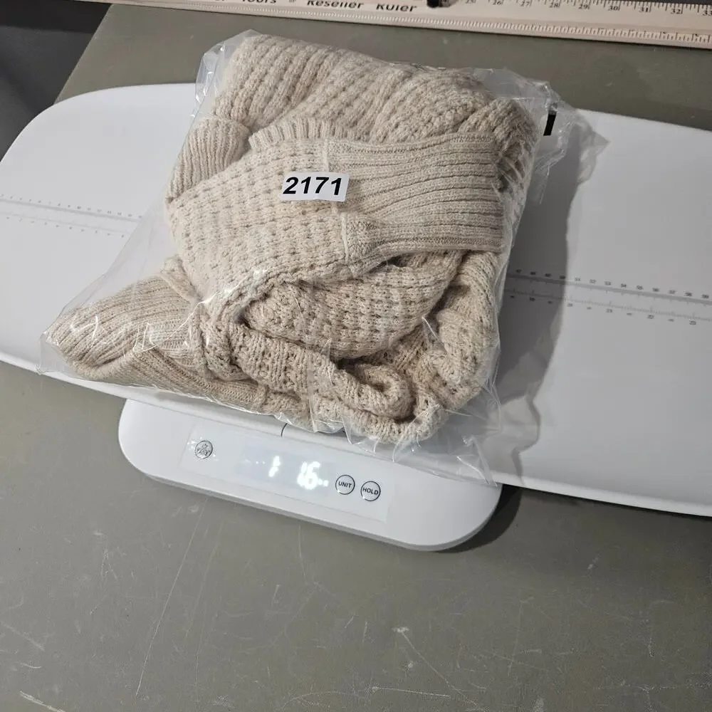 Free People Chunky Knit Cropped Cardigan Toggle Sweater Boho Cottagecore XS - Picture 7 of 7